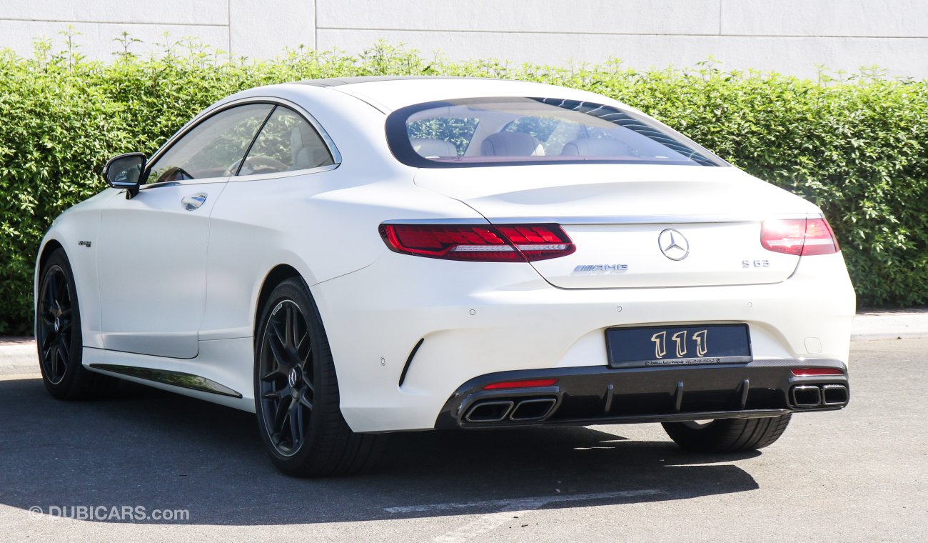 Mercedes-Benz S 63 AMG Coupe V8 BITURBO 4MATIC+ / European Specifications