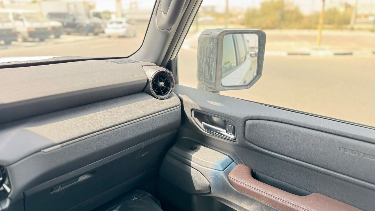 تويوتا برادو Toyota Prado 2024, petrol engine 2.4L 7seats Automatic gear,white colour 2