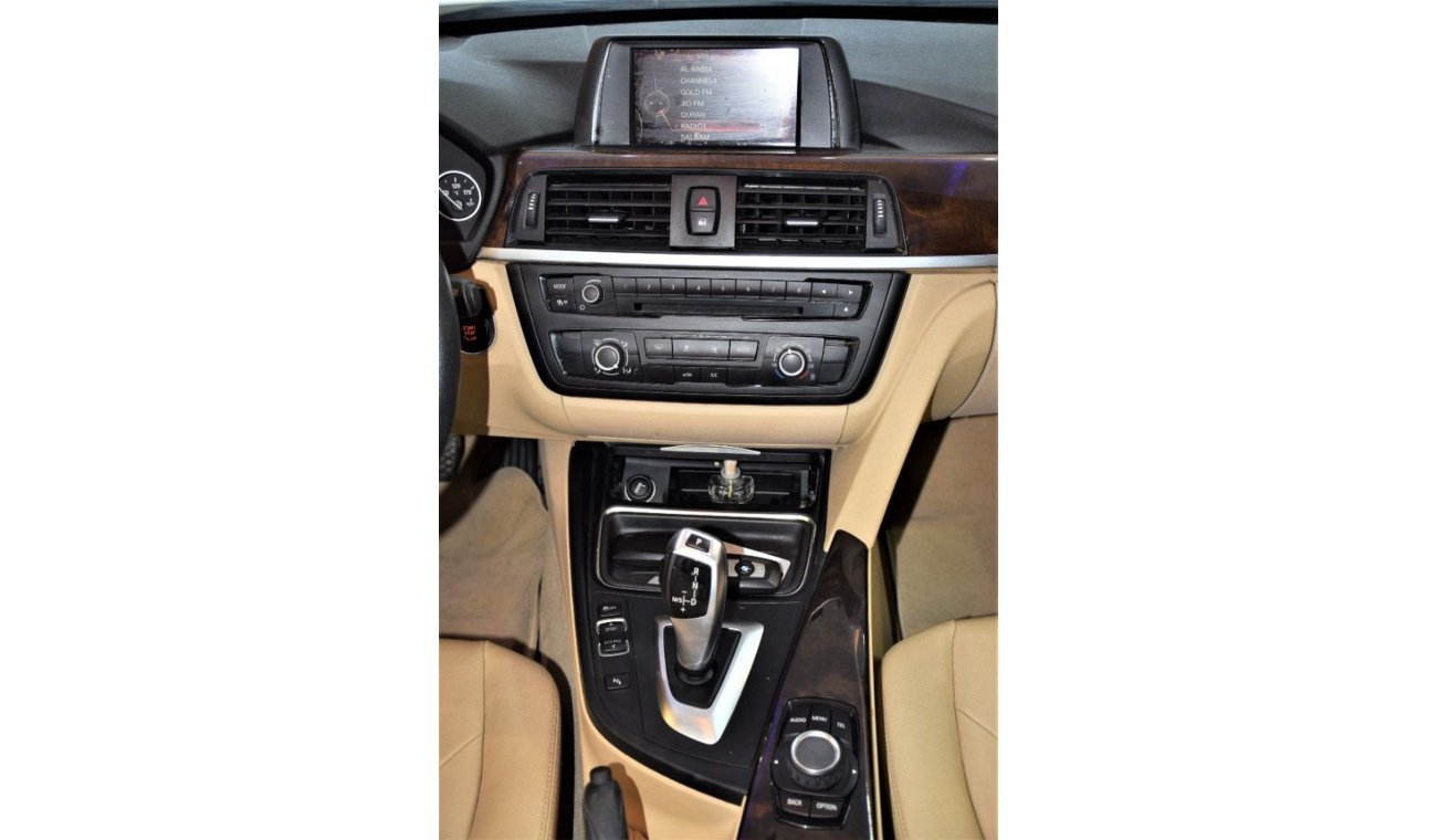 بي أم دبليو 320 ORIGINAL PAINT ( صبغ وكاله ) BMW 320i 2015 Model!! in White Color! GCC Specs
