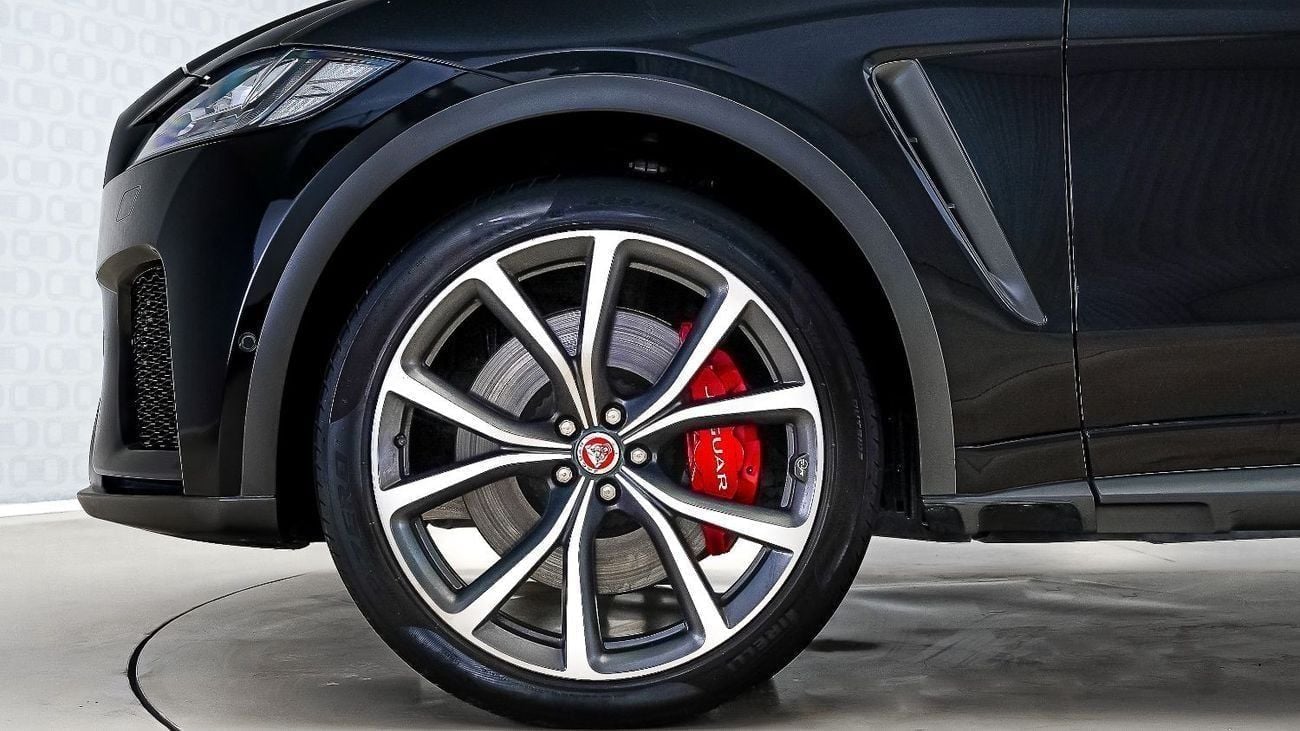 Jaguar F Pace SVR 5.0L UAE's Very Best Example | 2 Years Free Servicing | AED 3,415 Per Month