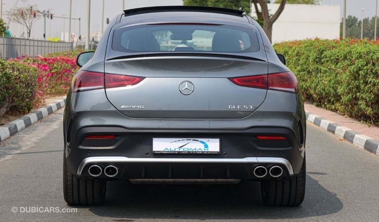 مرسيدس بنز GLE 53 AMG 4Matic Plus Coupe , 2023 GCC , 0Km , With 2 Years Unlimited Mileage Warranty @EMC