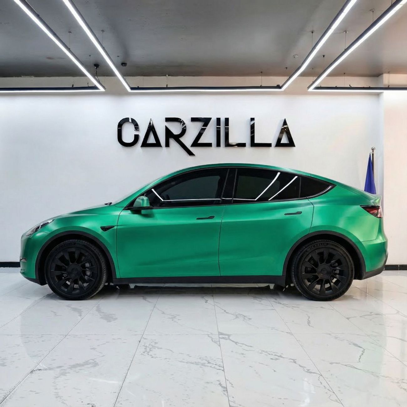 Tesla Model Y Long Range (AWD) AED 1,860 / Monthly l Tesla Model Y 75 kWh l Long Range Electric SUV l Green
