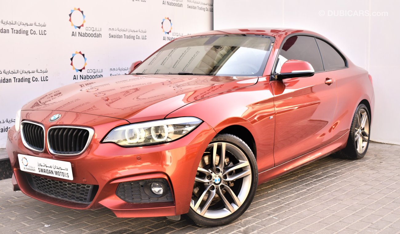 بي أم دبليو 220 i 2.0L M 2018 GCC DEALER WARRANTY 1 YEAR/20000KM SERVICE CONTRACT