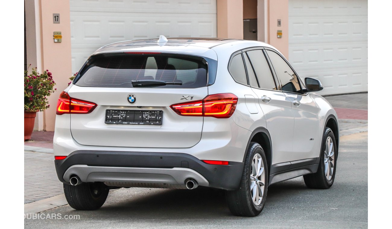 BMW X1 S-Drive 20i 2016 GCC under Agency Warranty with Zero Down-Payment.