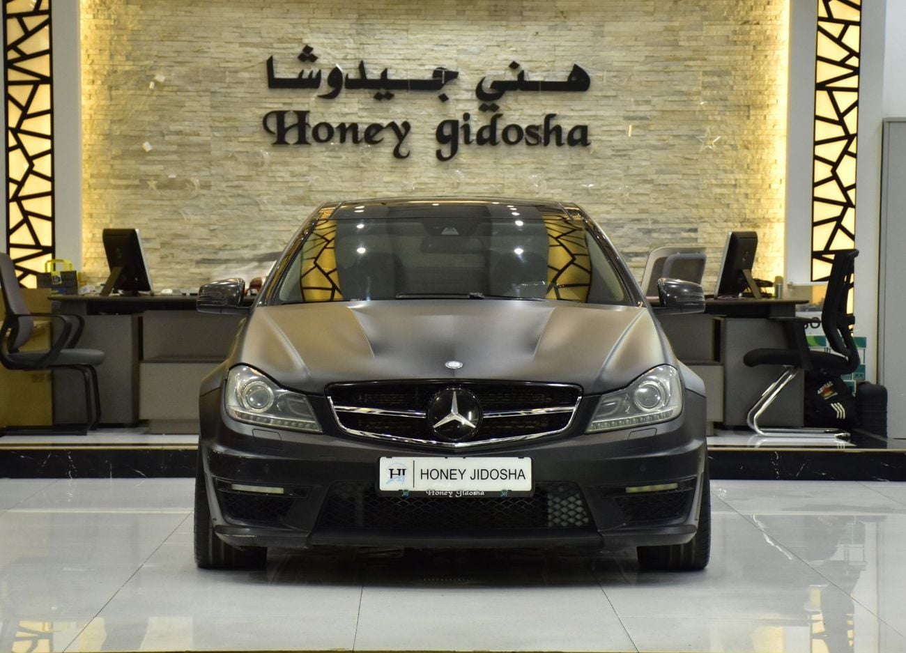 Mercedes-Benz C 63 AMG EXCELLENT DEAL for our Mercedes Benz C63 AMG ( 2013 Model ) in Black Color GCC Specs