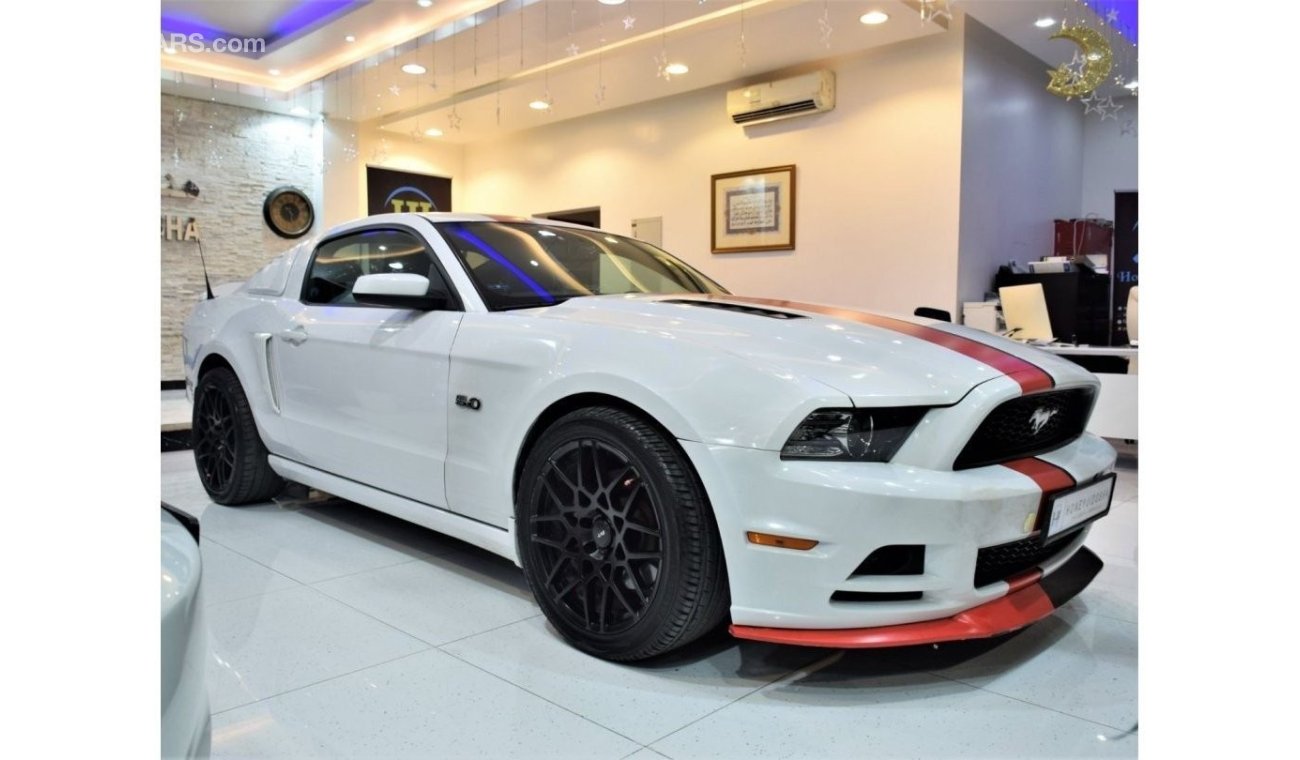 Ford Mustang EXCELLENT DEAL for our Ford Mustang GT 5.0 ( 2014 Model! ) in White Color! GCC Specs