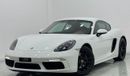 Porsche 718 Cayman Std 2.0L A/T 2019 Porsche 718 Cayman, November 2025 Porsche Warranty, Full Porsche Service History,
