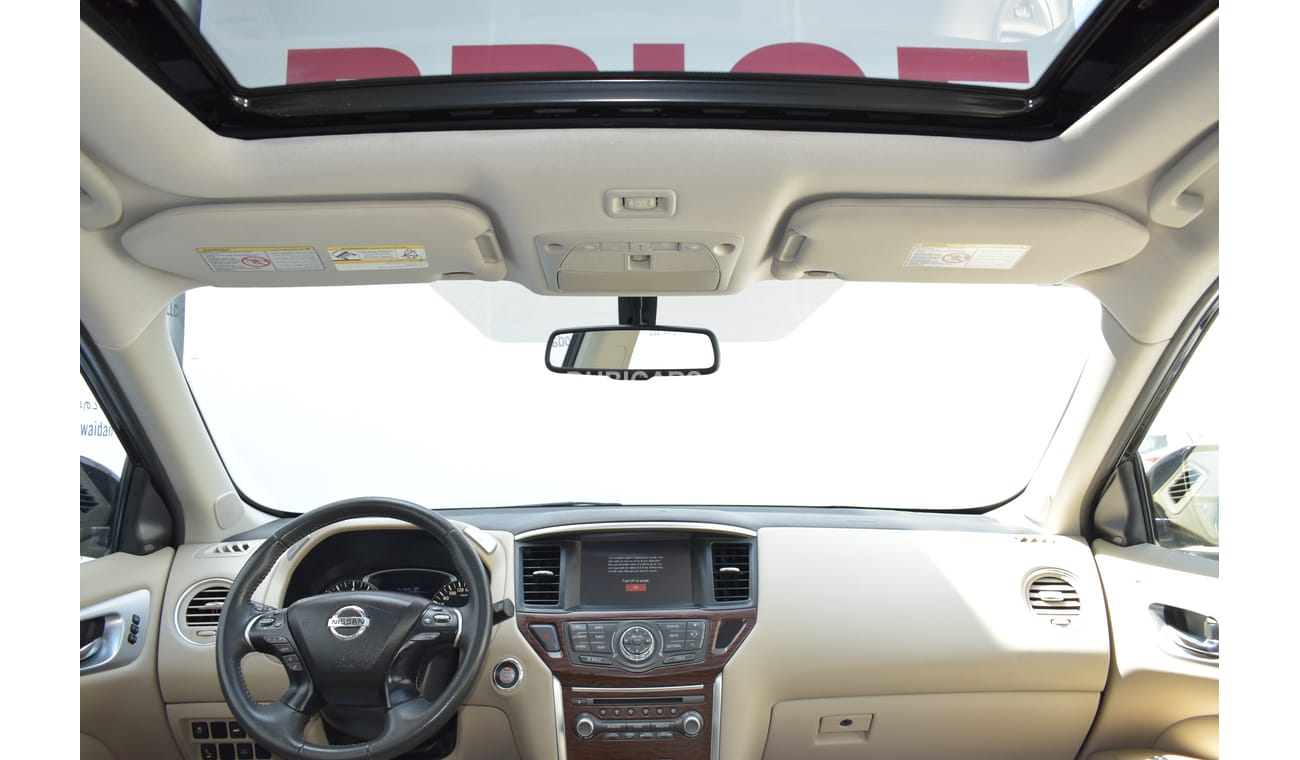 Nissan Pathfinder AED 2150 PM | 0% DP | 3.5L SL FULL OPTION V6 4WD 2018 GCC WARRANTY