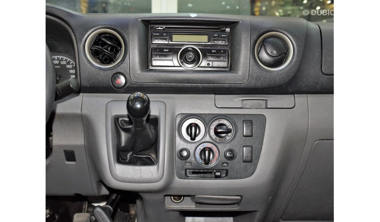 Nissan Urvan Panel Van Std EXCELLENT DEAL for our Nissan Urvan NV350 ( 2014 Model! ) in White Color! GCC Specs