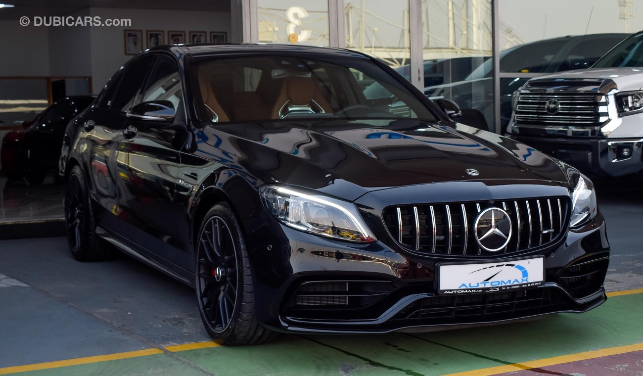 مرسيدس بنز C 63 AMG 2019, 4.0 V8-Biturbo, GCC, 0km w/ 2 Years Unlimited Mileage Warranty and 60K km Service at EMC