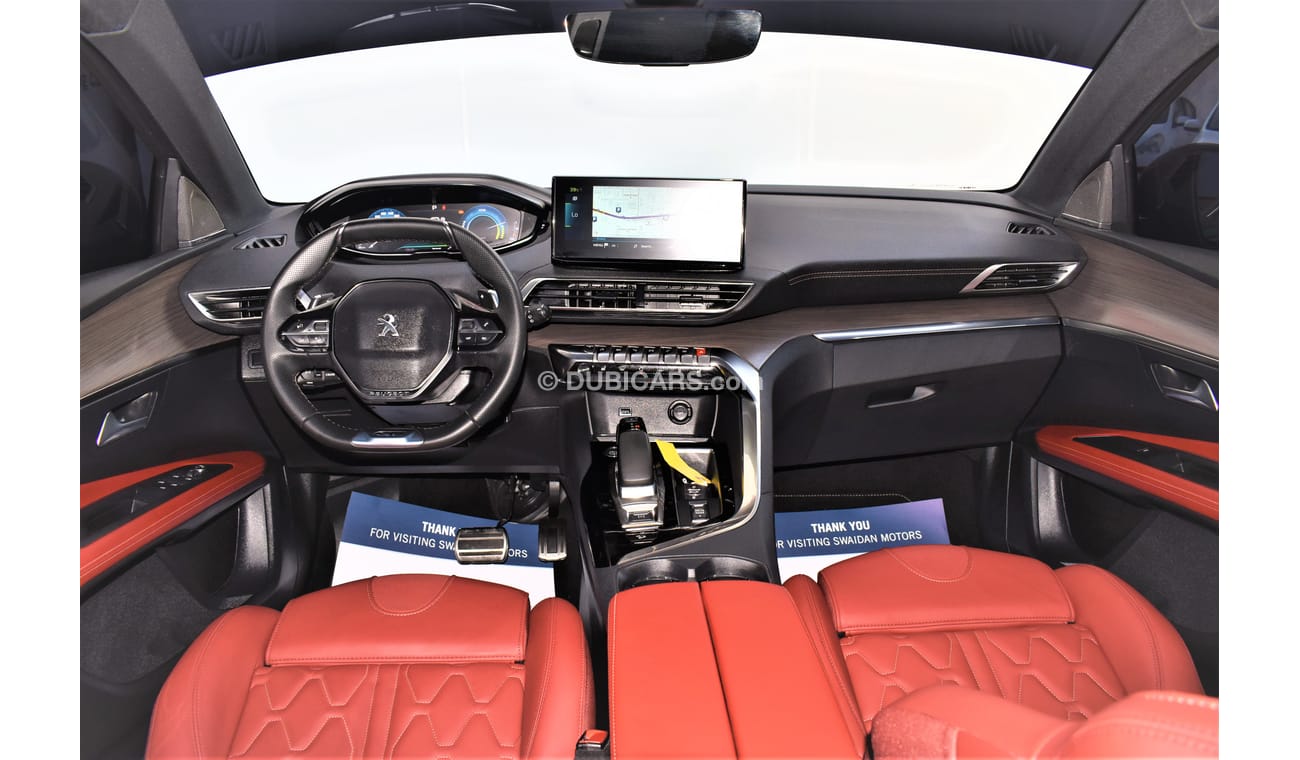 Peugeot 3008 PHEV | AED 2479 PM | HYBRID4 1.6L GT 2023 GCC AGENCY WARRANTY UP TO 2027 OR 100K KM