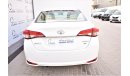 Toyota Yaris AED 980 PM | 1.5 SEDAN SE GCC DEALER WARRANTY