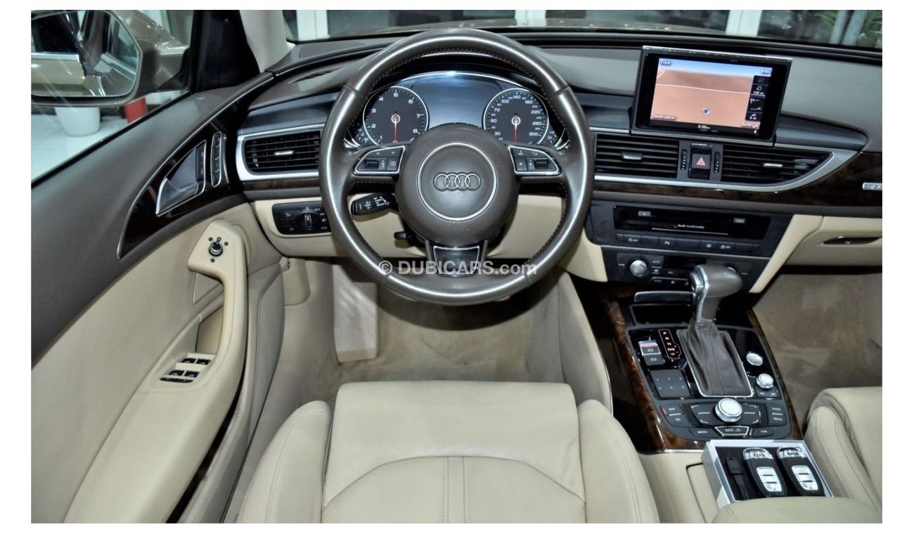 Audi A6 EXCELLENT DEAL for our Audi A6 S-Line 50TFSi QUATTRO ( 2015 Model ) in Brown / Beige Color GCC Specs