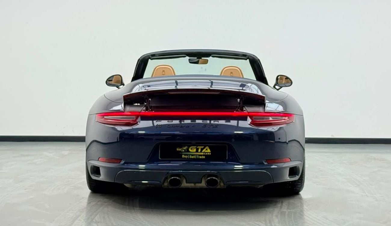 بورش 911 CARRERA 4GTS 2018 Porsche 911 Carrera 4 GTS Cabriolet, Full Service History, Fully Loaded, Excellent Condition