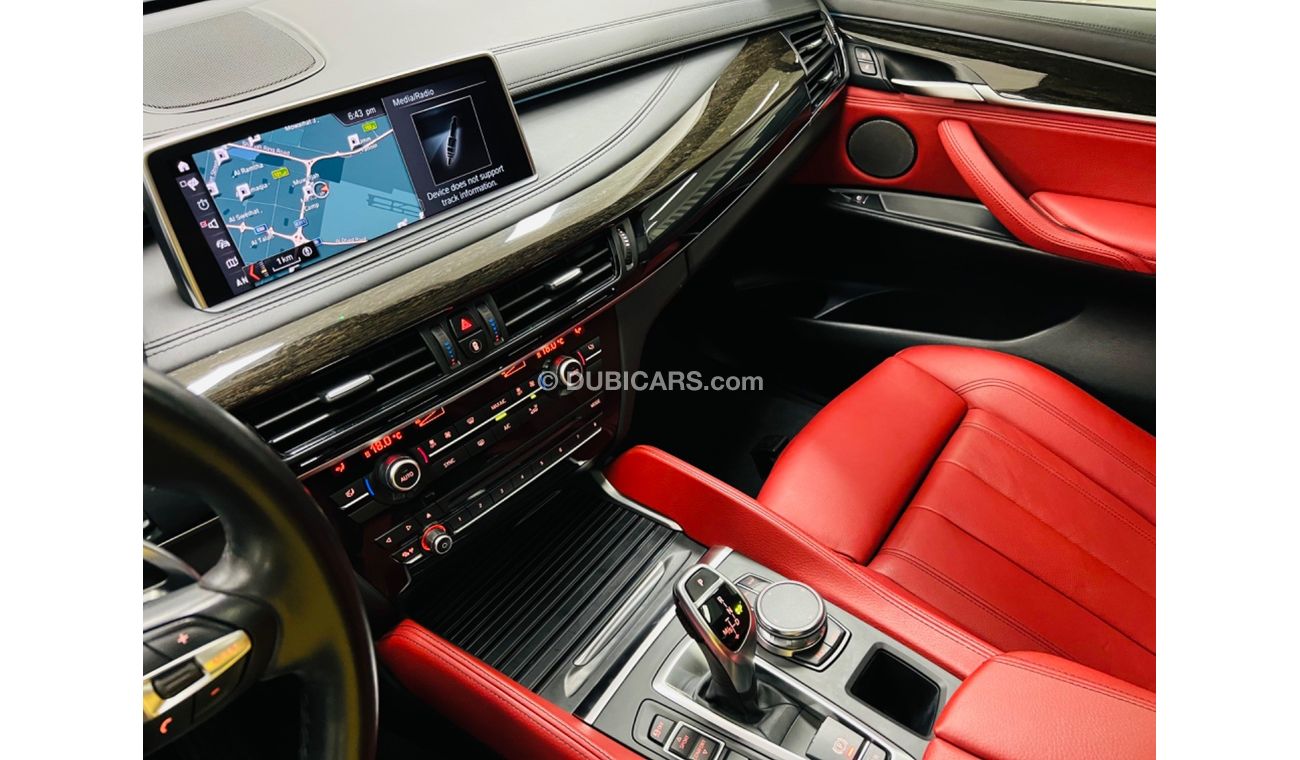 BMW X6 50i M Sport GCC .. FSH .. Perfect Condition .. Original Paint ..