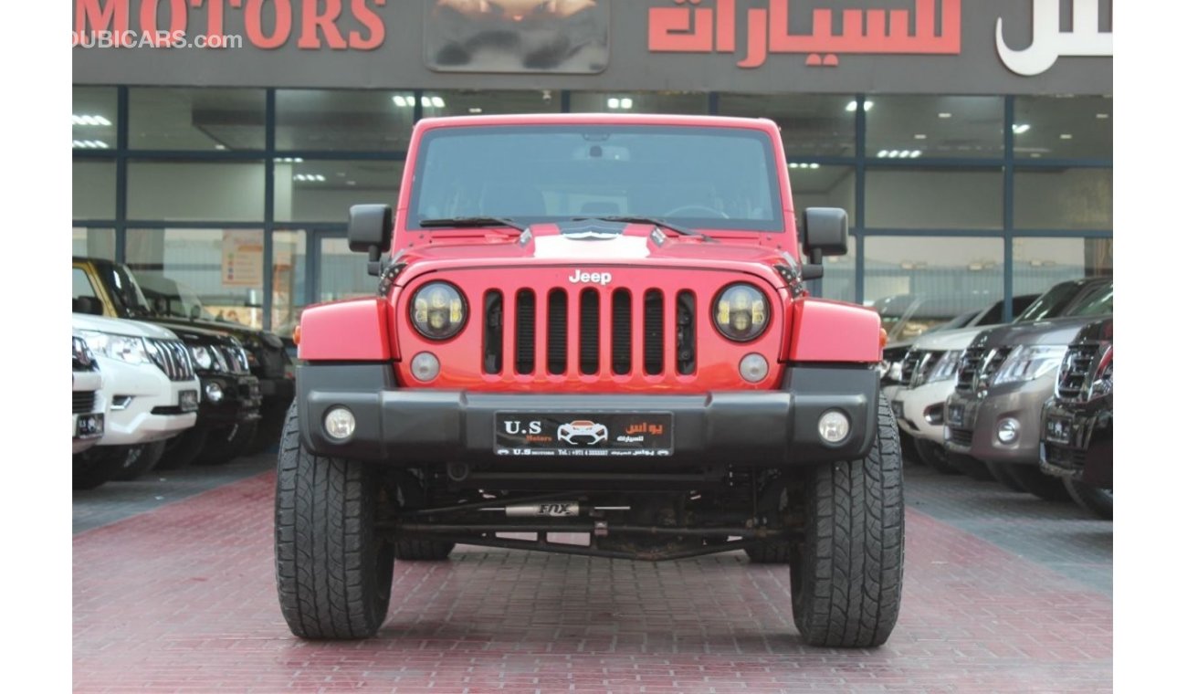 Jeep Wrangler SAHARA UNLIMITED LIFTED 2014 GCC IN MINT CONDITION