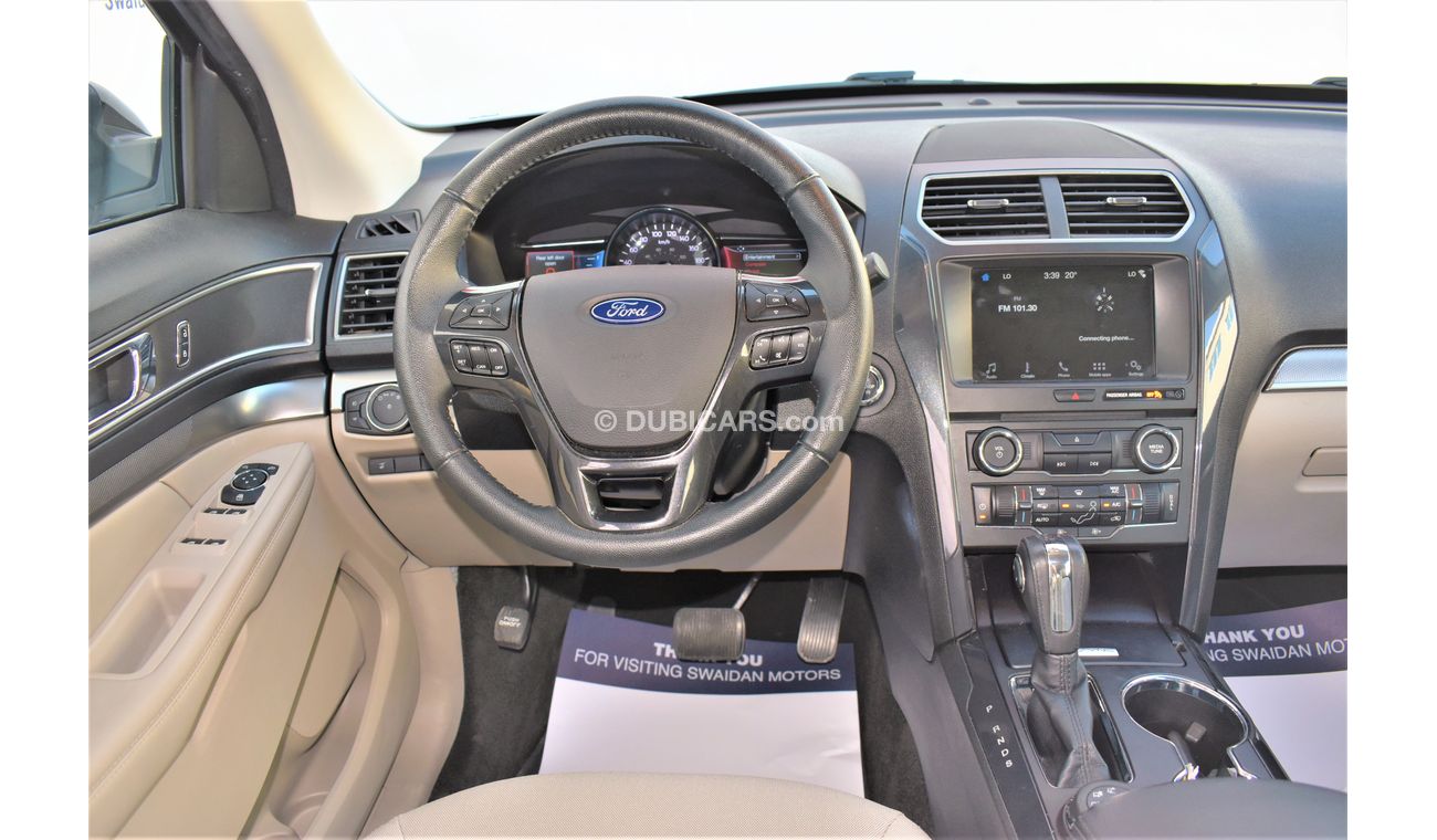 Ford Explorer 3.5L XLT V6 AWD 2018 GCC DEALER WARRANTY