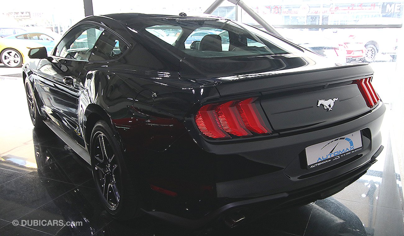 Ford Mustang Ecoboost 2019, GCC, 0km w/ 3 Years or 100K km Warranty and 60K km Service from Al Tayer