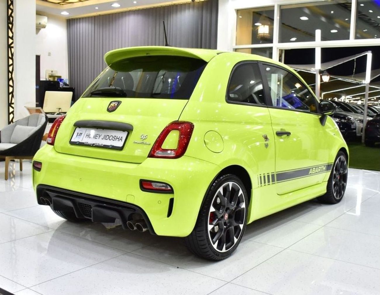 أبارث 595 Abarth 595 Competizione ( 2021 Model ) in Green Color GCC Specs