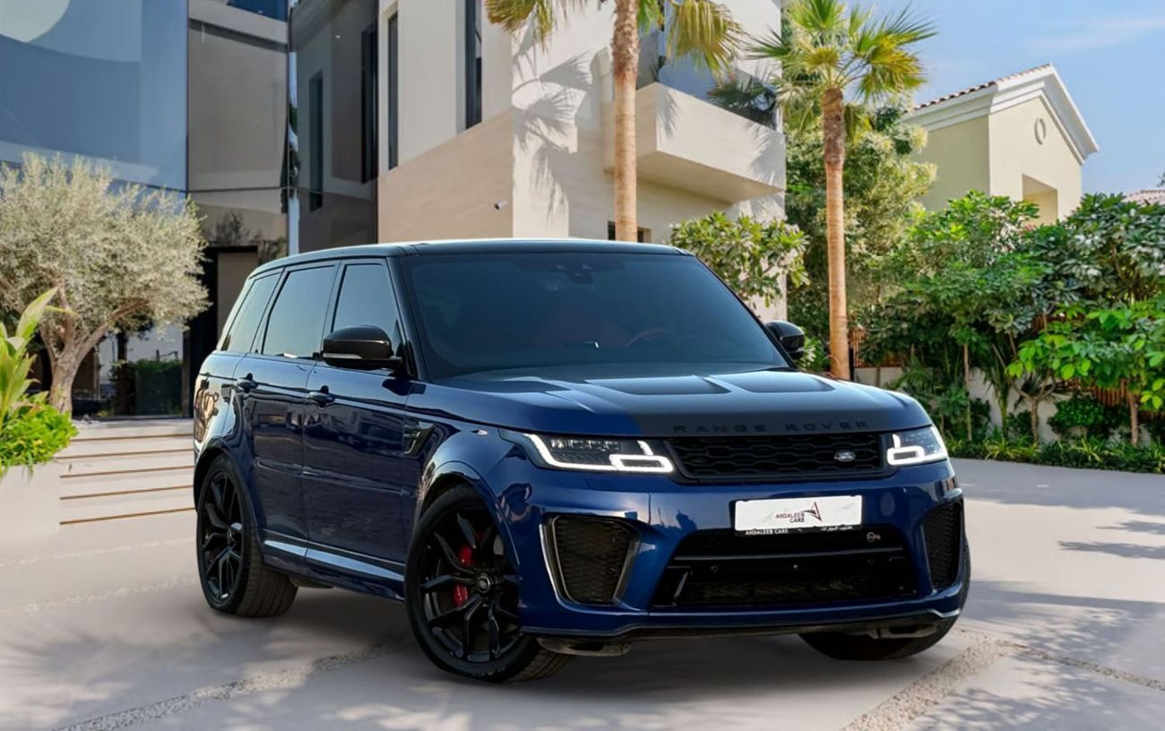 لاند روفر رينج روفر سبورت SVR Carbon Edition 5.0L V8 SUPERCHARGED A/T | 2021 | AED 3,990 per month