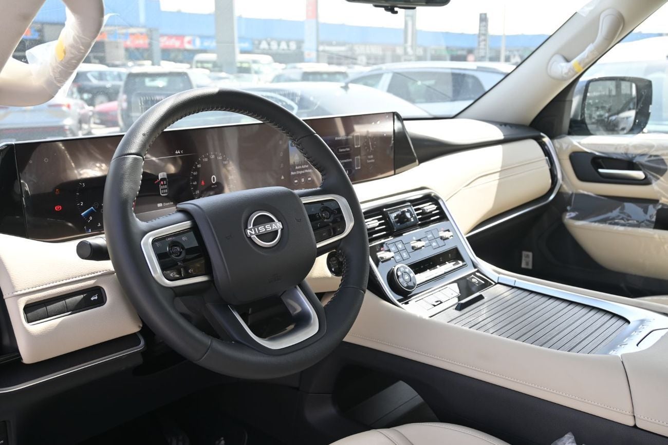 نيسان باترول NISSAN PATROL LE 3.5L TwinTurbo V6 Petrol 4WD, Model 2025, Color Grey
