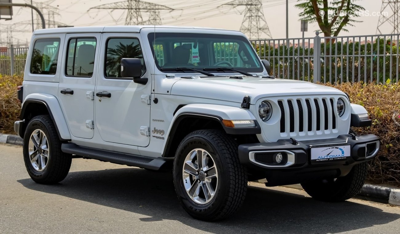 Jeep Wrangler Unlimited Sahara V6 , 2022 , 0Km , (ONLY FOR EXPORT)