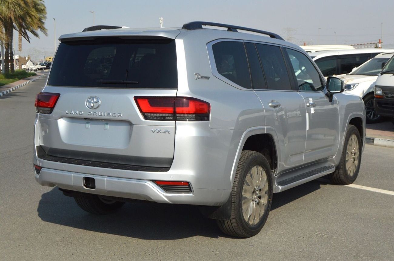 تويوتا لاند كروزر Toyota Lc300 VXR 2025 RHD petrol engine 3.3L twin turbo 4x4 Japanese specs silver colour