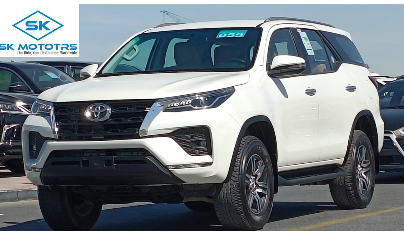 Toyota Fortuner 2.7L Petrol, Alloy Rims, Rear A/C, Rear Parking Sensors, Only For Export ( LOT # 115782)