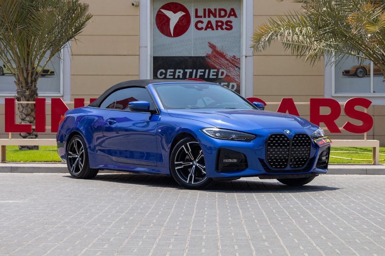 BMW 420i BMW 420i M-Sport Convertible 2024 GCC under Agency Warranty and Service Contract with Flexible Down-