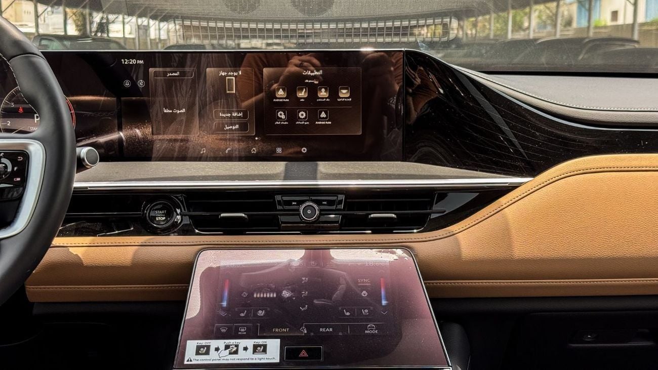 Infiniti QX80 Sensory Bench Chairs 3.5L Sensory 2025 Brand New GCC For Export Only 3.5L Twin Turbo