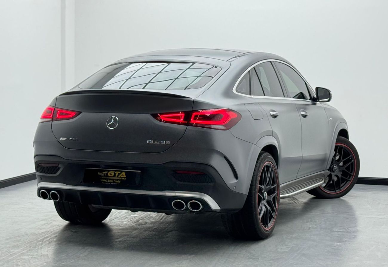 Mercedes-Benz GLE 53 AMG AMG 4MATIC+ 2023 Mercedes-AMG GLE 53 4MATIC+ Coupe, PPF, 2028 Agency Warranty & Service Contract, Ag