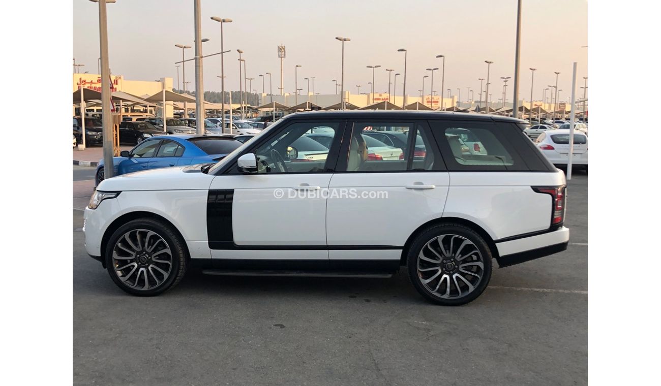 Land Rover Range Rover RANG ROVER SPORT SUPER CHARGE MODEL 2013 GCC car perfect condition full option panoramic roof 5 cam