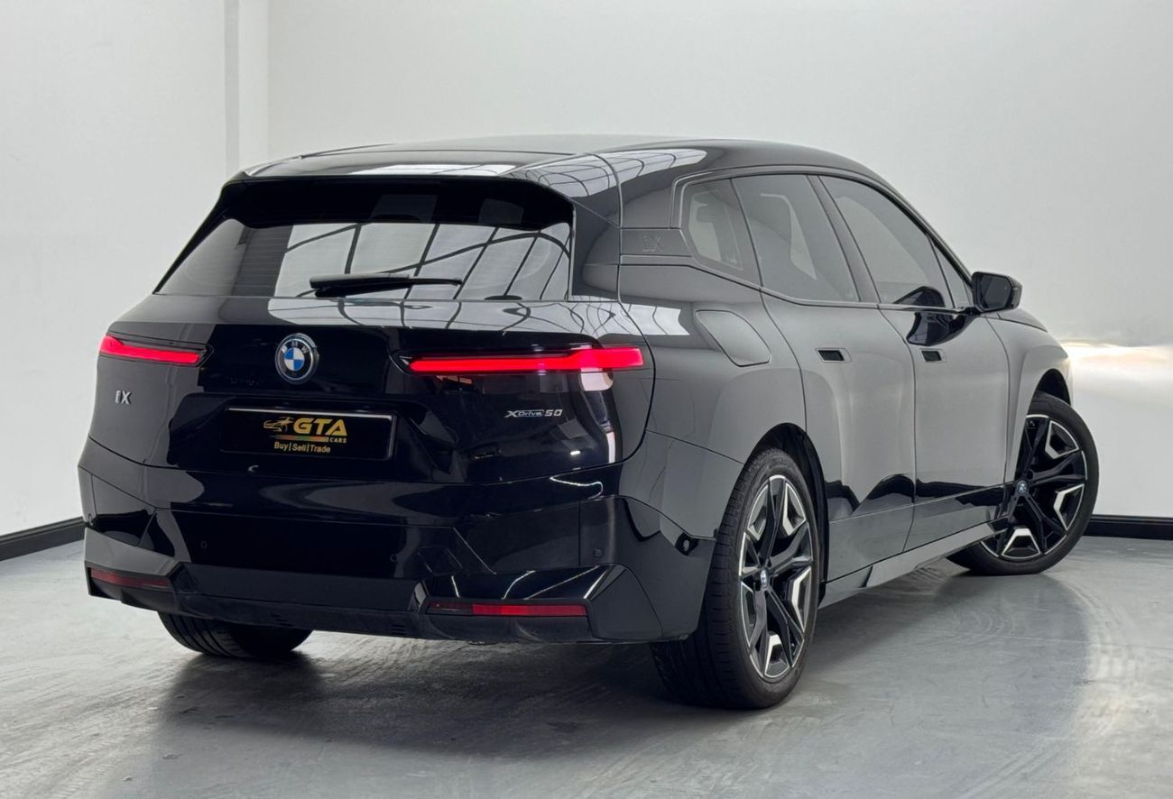 BMW iX 2023 BMW IX XDrive50, 2030 BMW Warranty, 2029 BMW Service Contract, BMW Service History, GCC