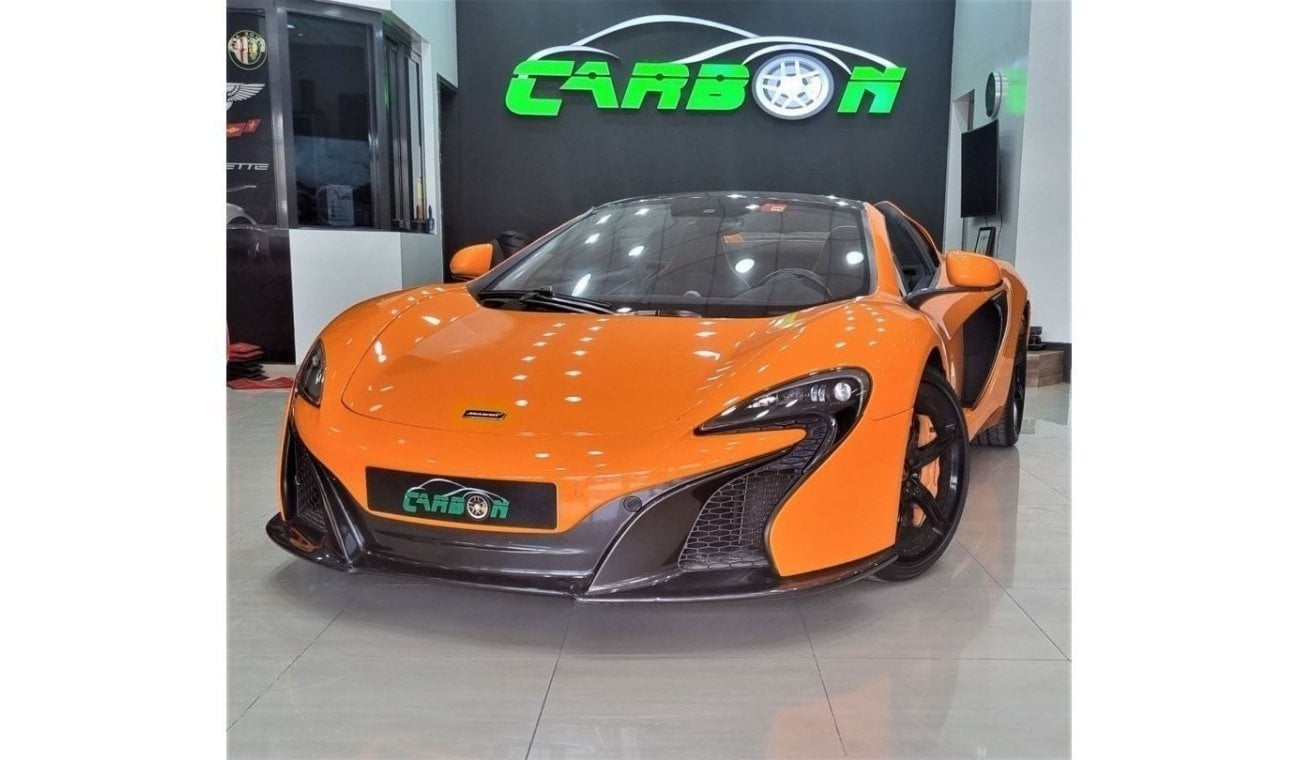 McLaren 650S McLAREN 650S SPIDER 2015 GCC IN BEUATIFUL SHAPE FOR 435K AED