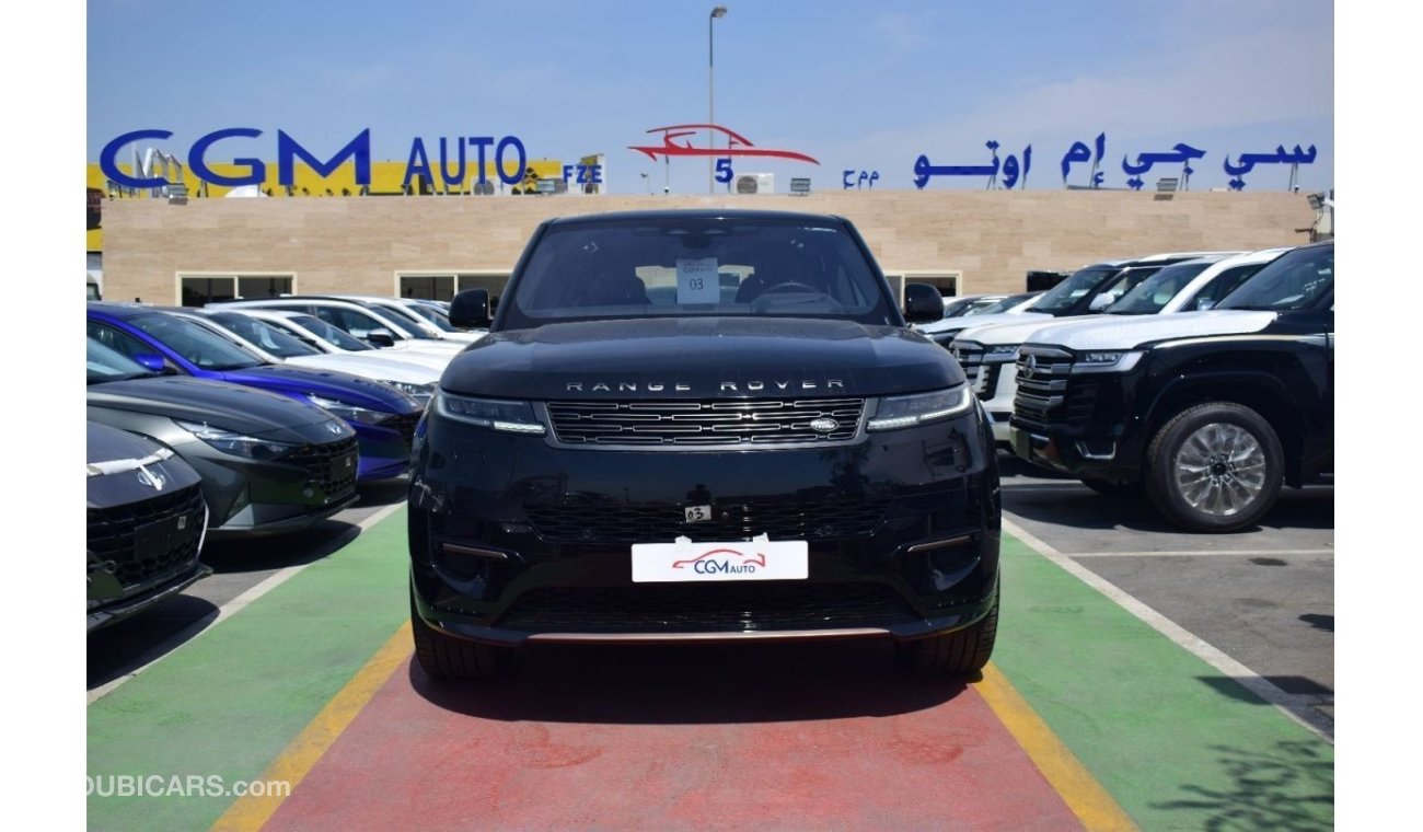 Range Rover for Sale in Dubai | Premium SUVs at CGM Auto Front view of a black Range Rover parked at CGM Auto dealership in Dubai, surrounded by luxury and premium vehicles.