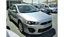 Mitsubishi Lancer 2016 SILVER GCC NO ACCIDENT NO PAIN PERFECT