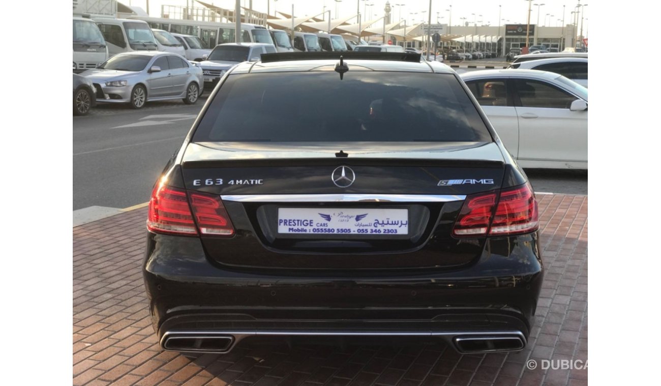 مرسيدس بنز E 63 AMG الشارقة