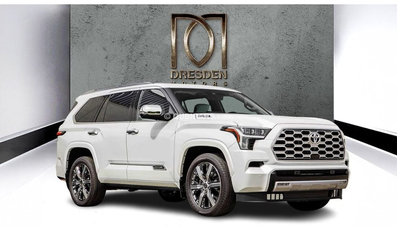Toyota Sequoia Capstone 4WD/Hybrid/Pano-Roof. For Local Registration +10%