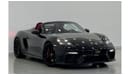 Porsche 718 Spyder 2020 Porsche 718 Spyder, Porsche Warranty Till 2025, Low Kms, GCC Specs