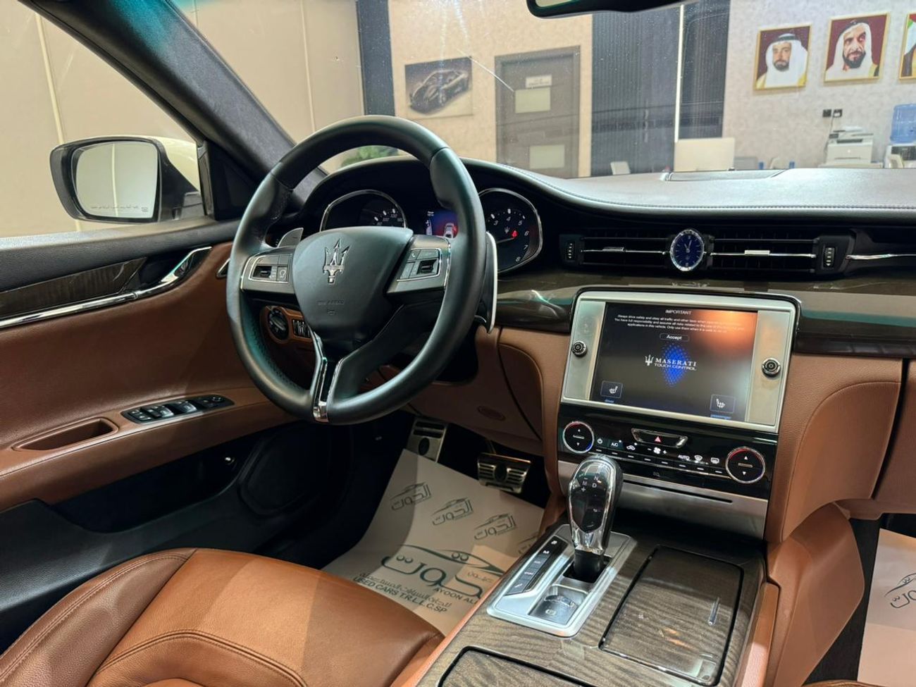 مازيراتي كواتروبورتي S Q4 3.0L (530 HP) SPECIAL MASERATI QUATTROPORTE S V6 ENGINE || GCC SPECS || ACCIDENT FREE || TOP OF