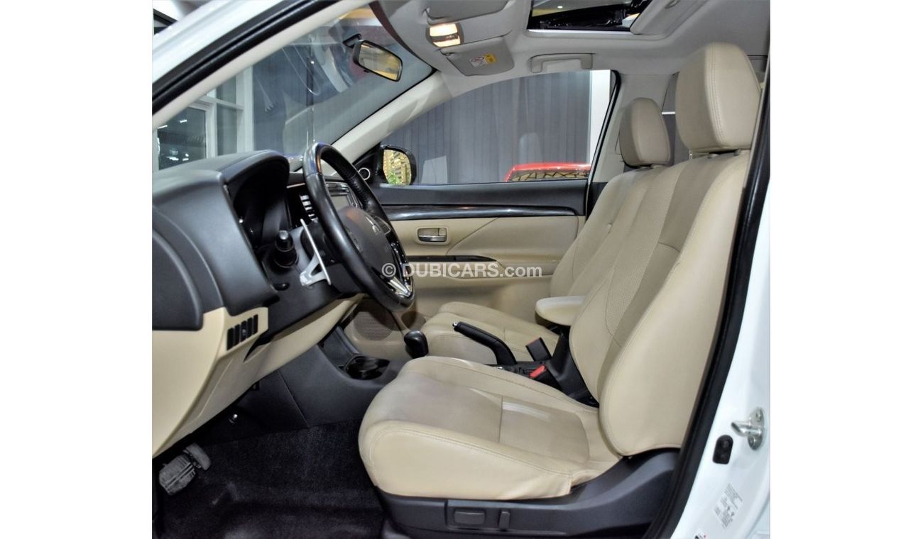 Mitsubishi Outlander EXCELLENT DEAL for our Mitsubishi Outlander 4WD V6 ( 2016 Model ) in White Color GCC Specs