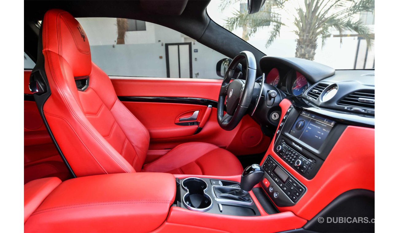 Maserati Granturismo Sport 2015 - Fully Agency Serviced - Only AED 2,722 Per Month! - 0% DP