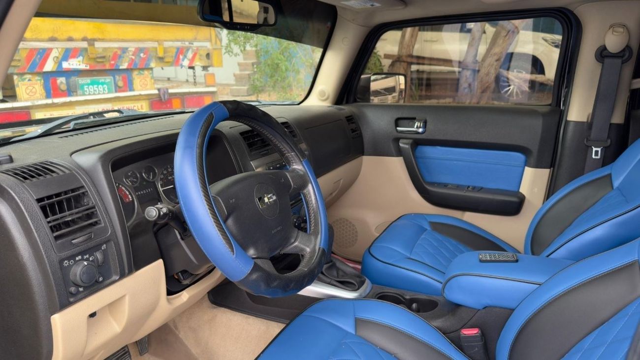 Hummer H3 SUNROOF | PREMIUM LEATHER BLUE INTERIOR | 3.5L PETROL | SUNROOF | 2006 | LHD | BACK CAMERA