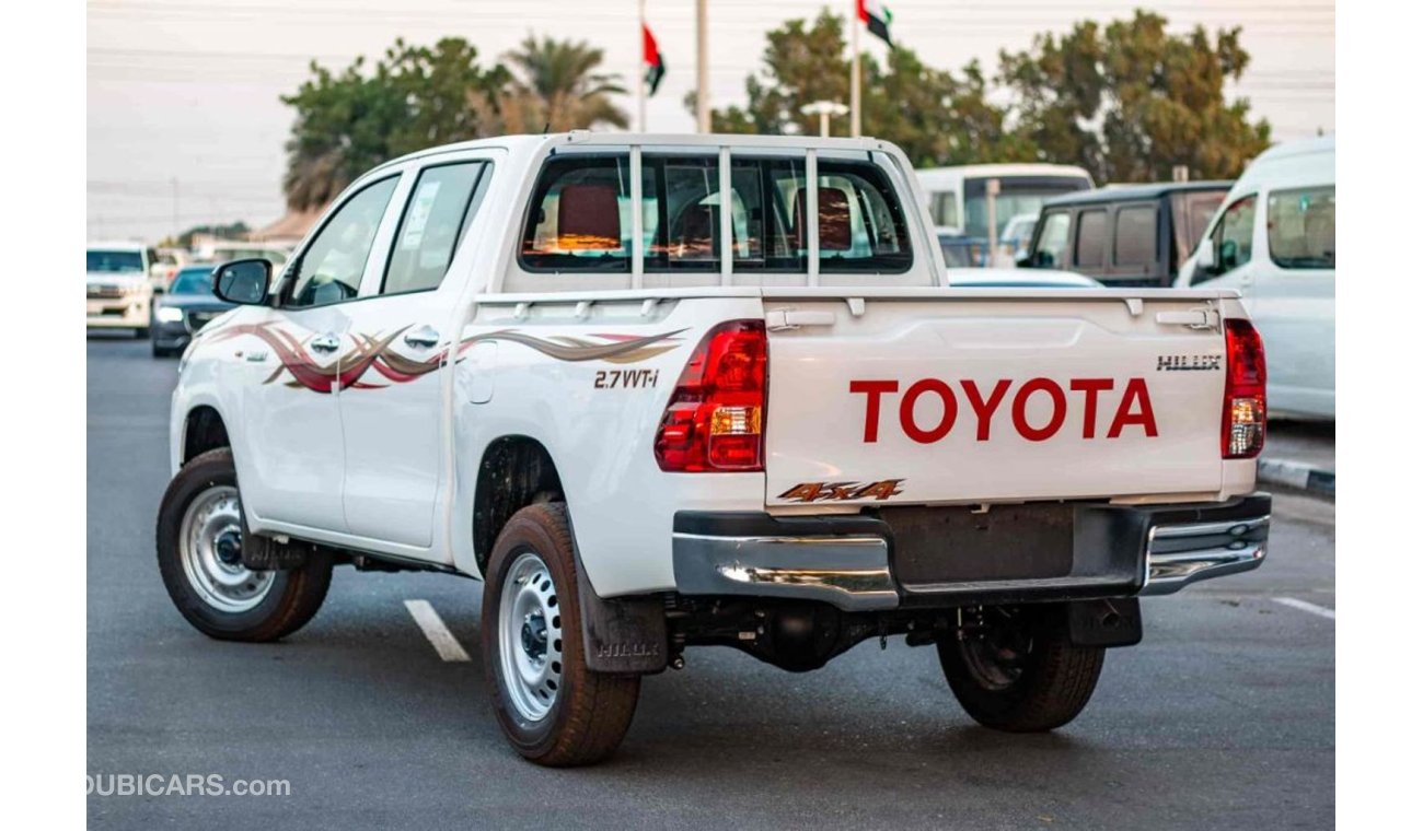 تويوتا هيلوكس 2021 Toyota Hilux 2.7L D-Cab 4x4 Manual | Bluetooth + 6 Seater (Front D+2P)