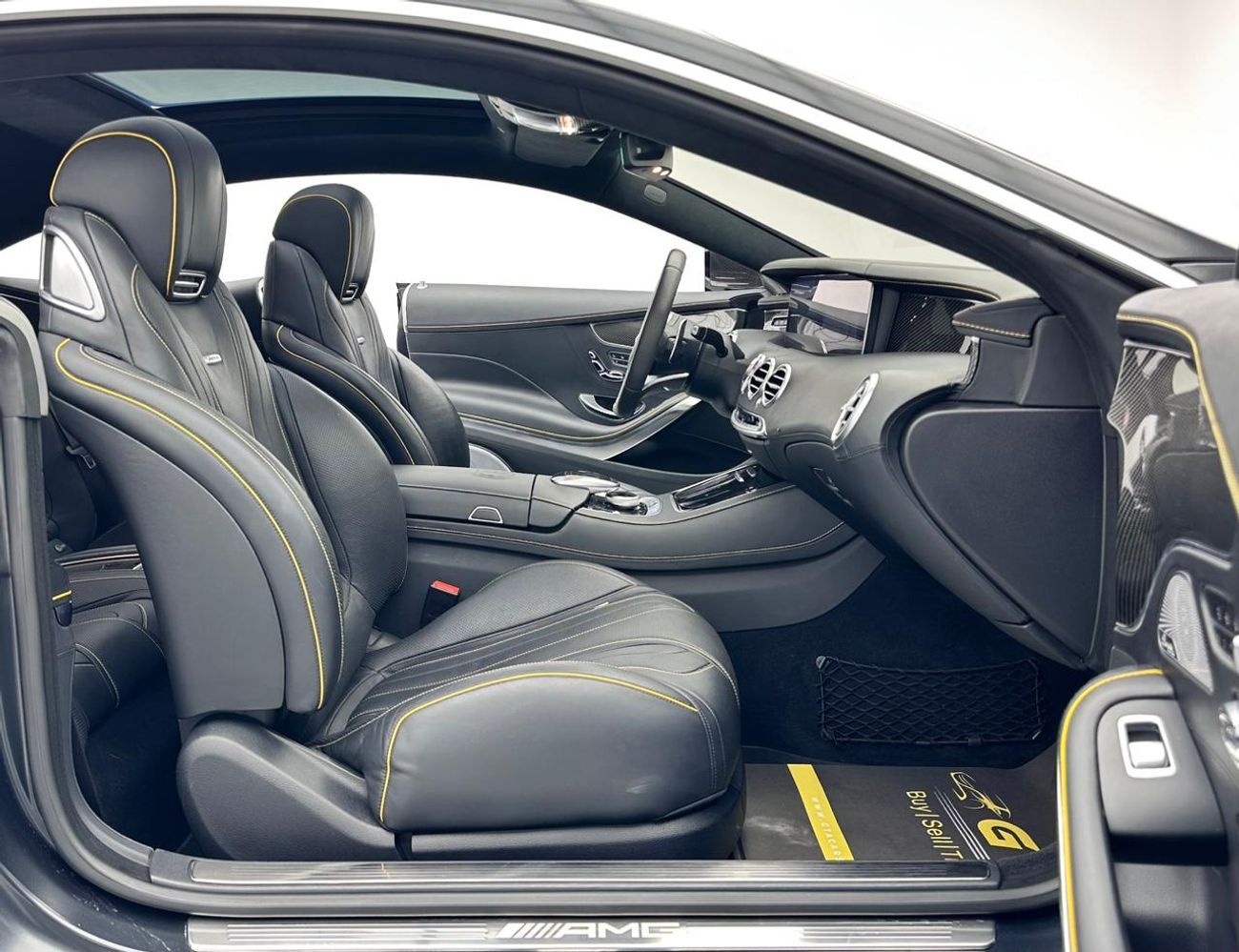 Mercedes-Benz S 63 AMG Std 4.0L (604 HP) 2018 Mercedes-Benz S63 AMG, Yellow Night Edition, Mercedes FSH,