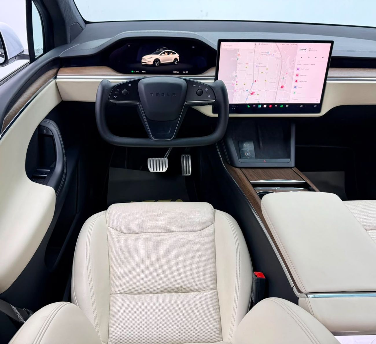 Tesla Model X LONG RANGE 2023 Tesla Model X Long Range, Tesla Warranty+Full Service History, GCC Specs