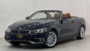 BMW 420i Std 2.0L 2019 BMW 420i Luxury-Line Convertible, Warranty, Service History, Excellent Condition
