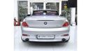 BMW 650i EXCELLENT DEAL for our BMW 650i Convertible ( 2006 Model ) in Silver Color GCC Specs