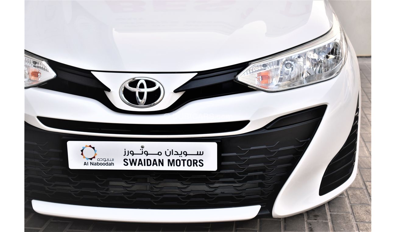 Toyota Yaris AED 639 PM | 1.3L SE HB GCC DEALER WARRANTY