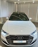 أودي A8 L 60 TFSI Quattro 4.0L (454 HP) AMAZING VIP AUDI A8 TFSI V6 || F.S.H || GCC || EXCELLENT PERFORMANCE